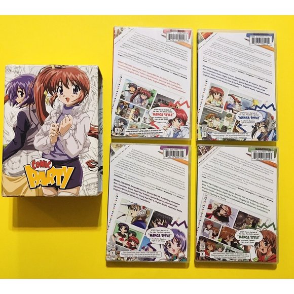 Comic Party Volume 1-4 The Complete Series Box Set Anime DVD - Picture 2 of 8